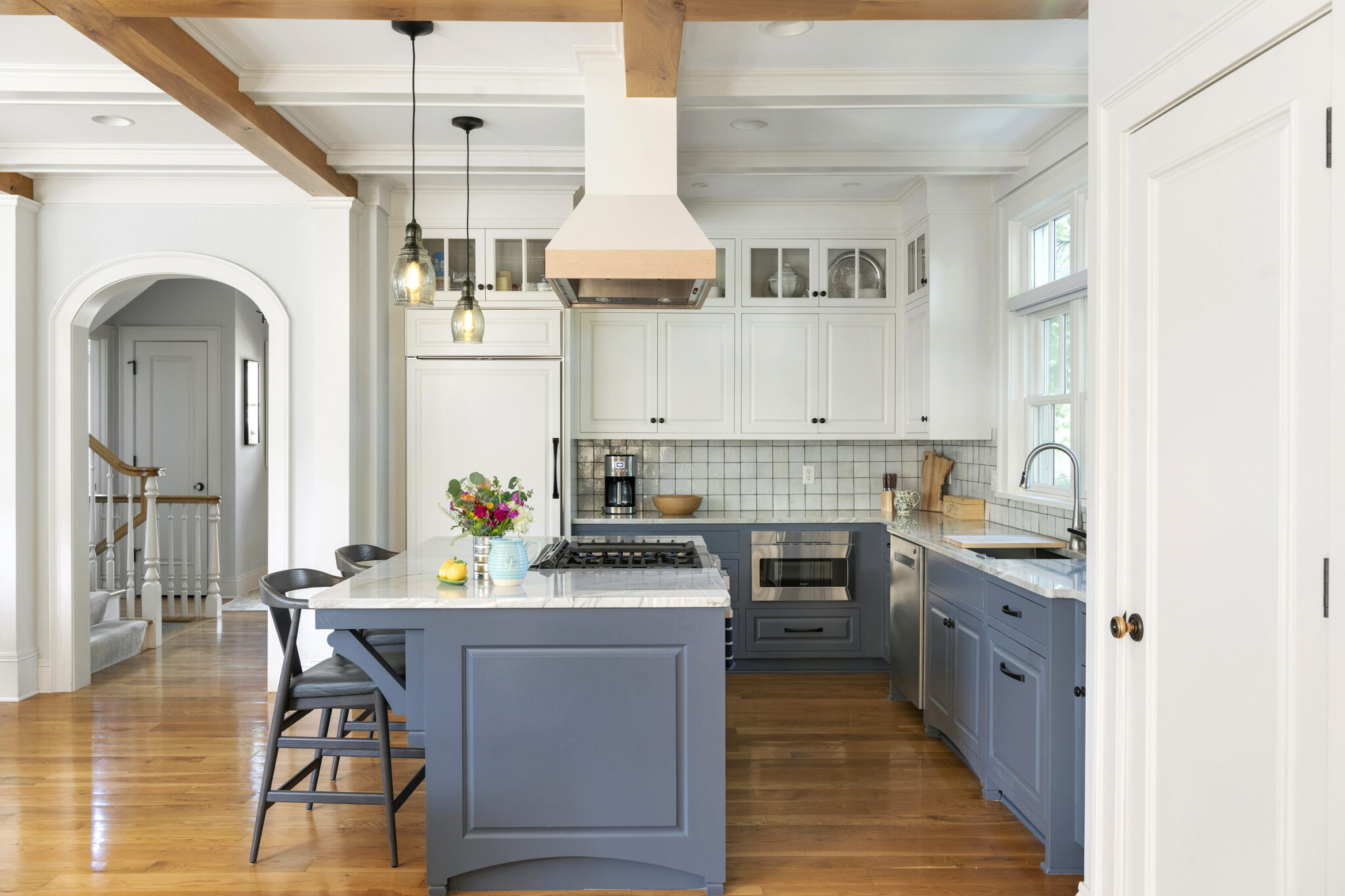 Transitional Kitchen Remodel by Plekkenpol Builders, Inc. project photo